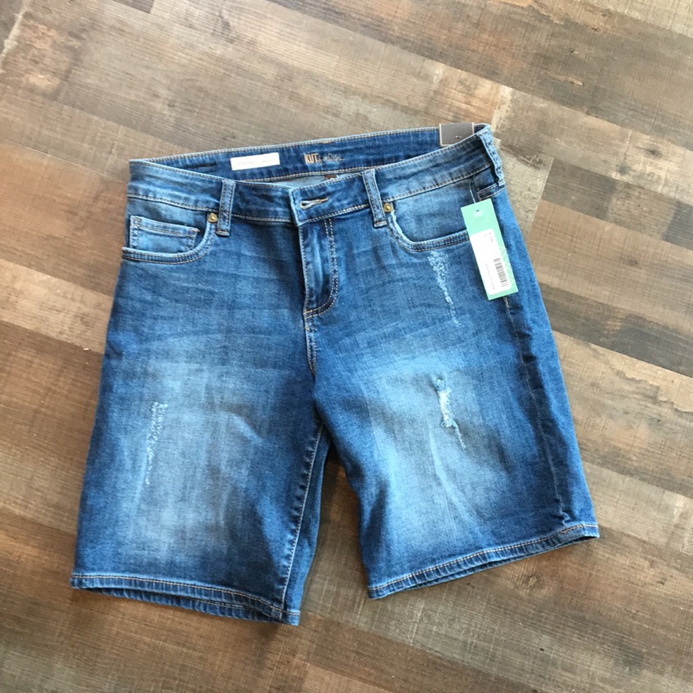 Tags still on boyfriend shorts